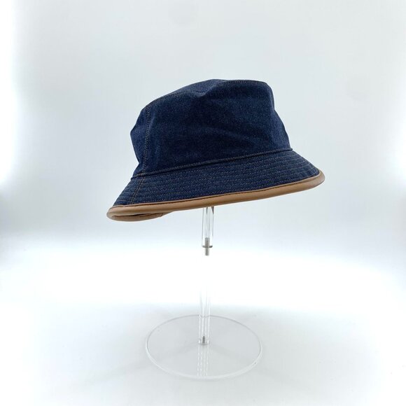 Loro Piana Dark Blue Wool Casual Denim Fisherman\'s Hat Circumference main image 6